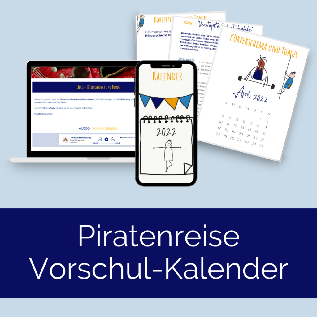 Spielen fördern Vorschul-Kalender