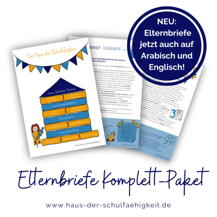 Elternbriefe Komplett-Paket - jetzt auch auf Arabisch und Englisch!